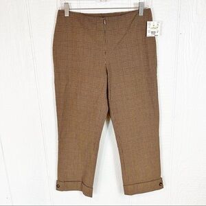 NEW Doncaster Designer Brown Capri Pants